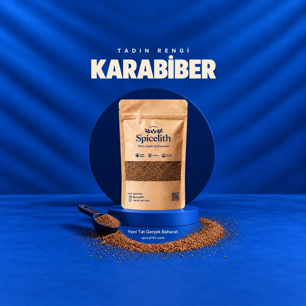 Spicelith Karabiber — Her Öğünde Güçlü Bir Dokunuş.