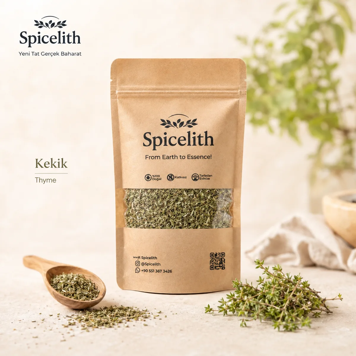 Spicelith Kekik — Bir Tutamda Dağ Havası.