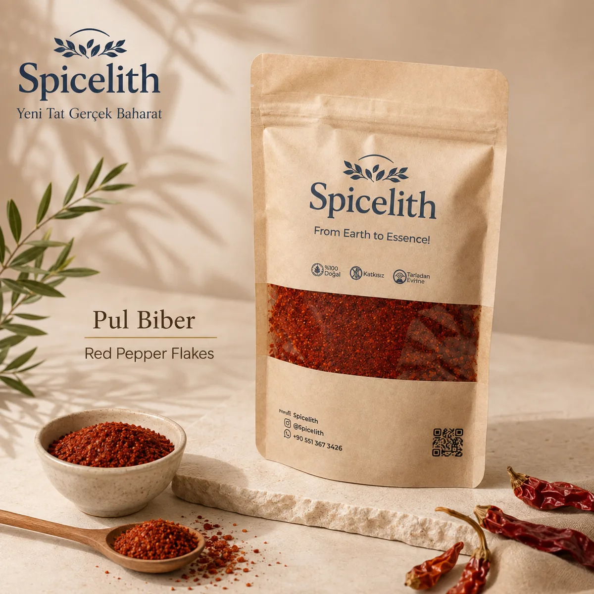 Spicelith Pul Biber — Güneşin Kuruttuğu Kırmızı Lezzet.