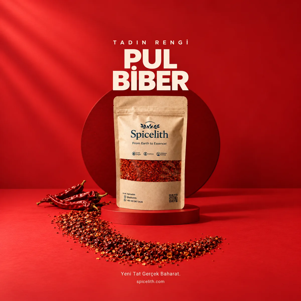 Spicelith Pul Biber — Güneşin Kuruttuğu Kırmızı Lezzet.