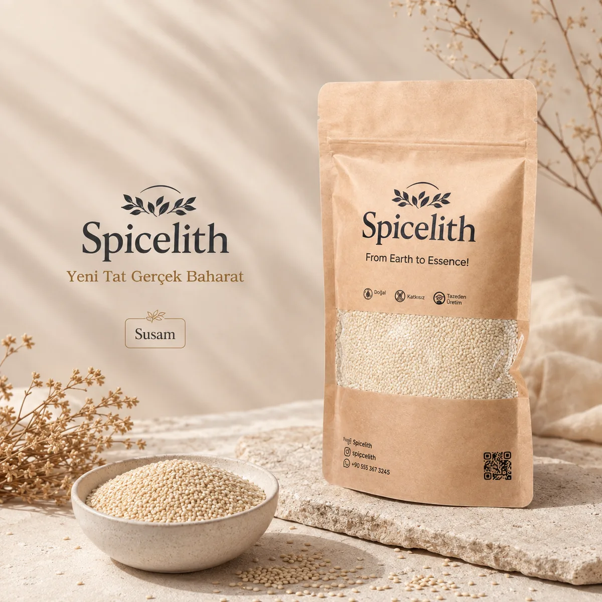 Spicelith Susam — Tarifsiz bir kavrulmuş lezzet.
