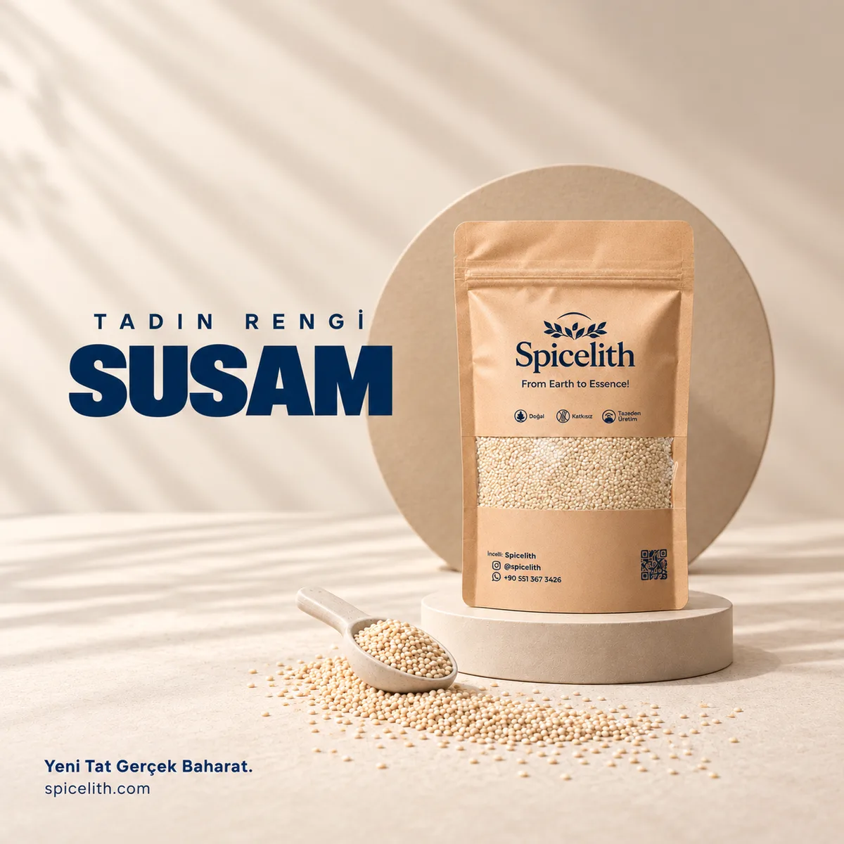 Spicelith Susam — Tarifsiz bir kavrulmuş lezzet.
