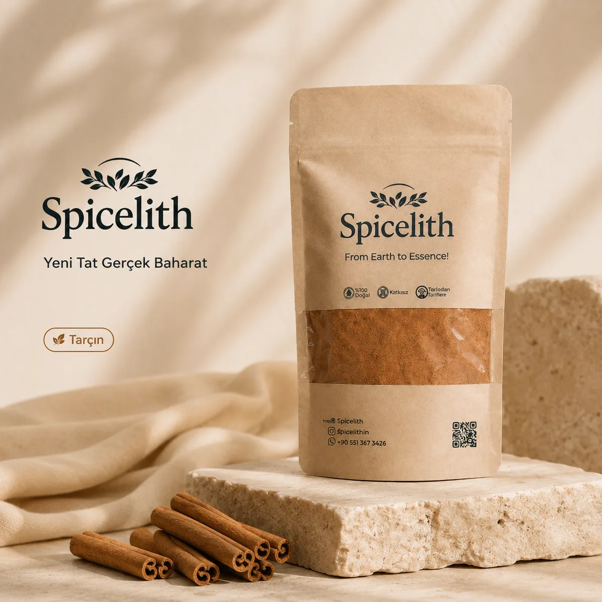 Spicelith Tarçın — Kabuğunda Saklı Zarafet.