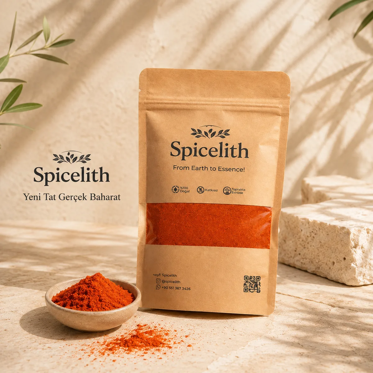 Spicelith Toz Biber — Rengin ve Aromanın Özü.