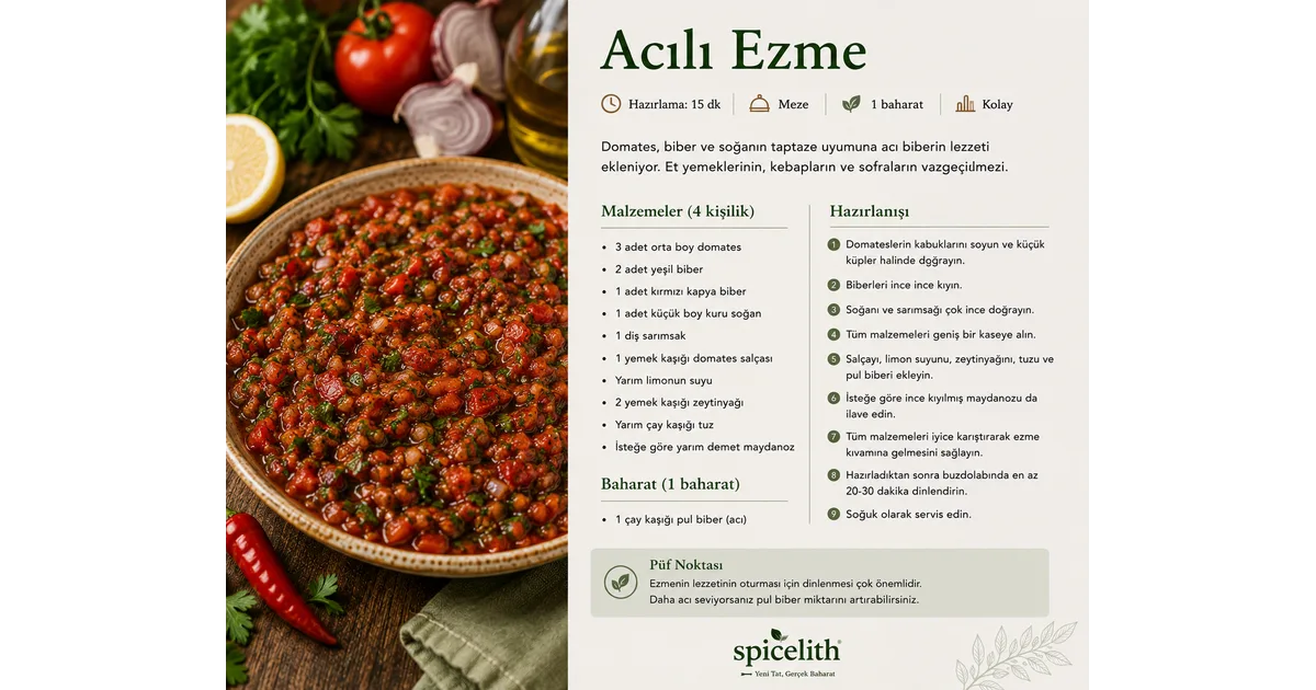 Acılı Ezme